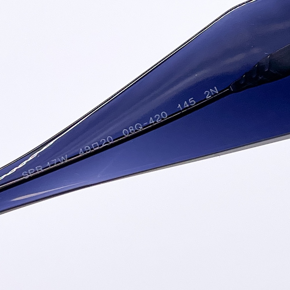 NEW PRADA UNISEX SUNGLASSES PR17WS BLUE EYEWEAR PRADA SPR 17W 08Q420 - Picture 9 of 10